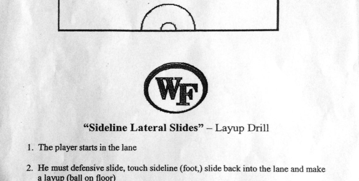 Lateral Slide Basketball Layup Drill